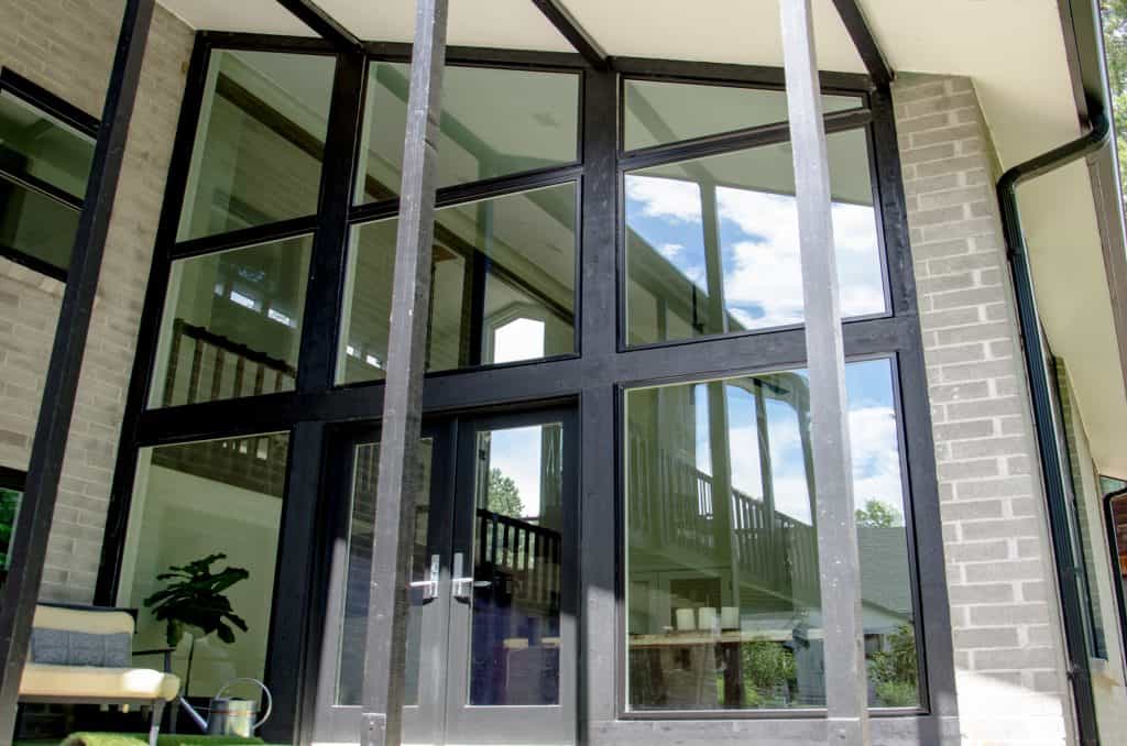 Texas Windows - Anlin, Conservation Construction of Dallas, Black Colored Windows,