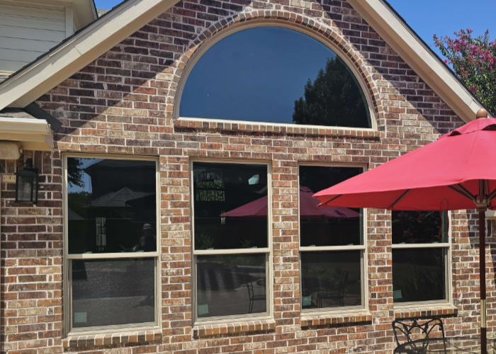 after a window project for a home in prosper texas